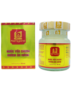 NƯỚC YẾN CHƯNG ĐƯỜNG ĂN KIÊNG 70 ml